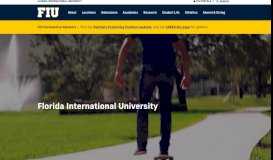 
							         Home | Florida International University in Miami, FL								  
							    