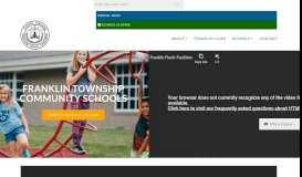 
							         Home | Franklin Township Community School CorporationFranklin ...								  
							    