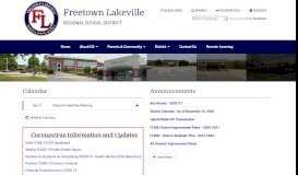 
							         Home :: Freetown Lakeville Regional School Disctrict								  
							    