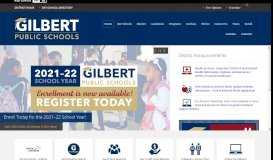 
							         Home - Gilbert Public School District								  
							    