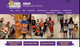 
							         Home - Gray Elementary School								  
							    