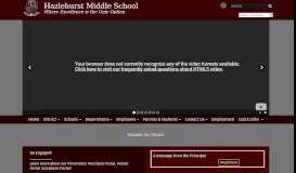 
							         Home - Hazlehurst Middle School - Hazlehurst City School District								  
							    