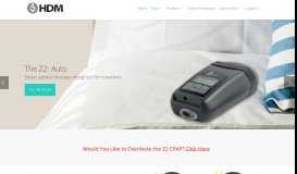 
							         Home | HDM- Distributors of the Z1 and Z2 travel CPAP								  
							    
