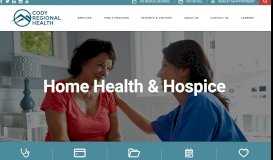 
							         Home Health in Cody | Hospice Care in Wyoming								  
							    