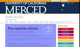 
							         Home | Health Services - UC Merced								  
							    