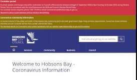 
							         Home - Hobsons Bay								  
							    