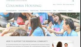 
							         Home | Housing - Columbia University								  
							    