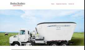 
							         Home » Hughes Brothers Equipment								  
							    