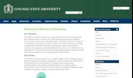 
							         Home | Human Resources | Chicago State University								  
							    