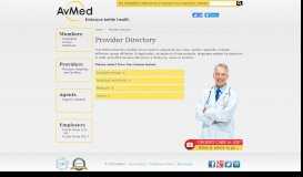 
							         Home > Includes > Provider Directory - AvMed								  
							    