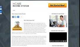 
							         Home Income System - READ BEFORE BUYING! Is It A Scam ...								  
							    