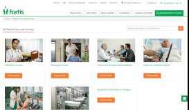 
							         Home | India | Patient Care And Service | Fortis Healthcare								  
							    
