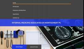 
							         Home | Internal Medicine Associates Of Montgomery Pc - Montgomery ...								  
							    
