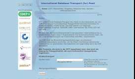 
							         Home - International Database Transport (for) Feed								  
							    