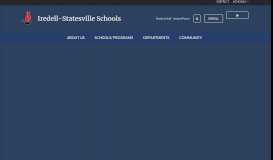 
							         Home - Iredell-Statesville School District								  
							    