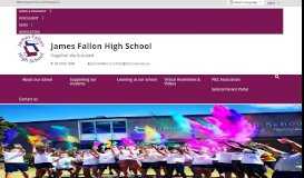 
							         Home | James Fallon High School Albury								  
							    