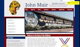 
							         Home - John Muir MS								  
							    