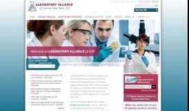 
							         Home » Laboratory Alliance of Central New York, LLC								  
							    