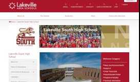 
							         Home - Lakeville South High School - Lakeville Area Public Schools								  
							    