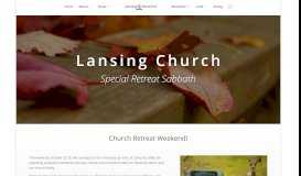 
							         Home : Lansing Seventh-day Adventist Church Lansing MI								  
							    