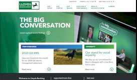 
							         Home - Lloyds Banking Group plc								  
							    