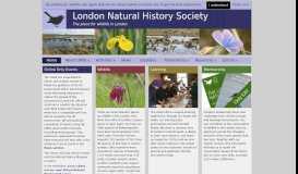 
							         Home - London Natural History Society								  
							    