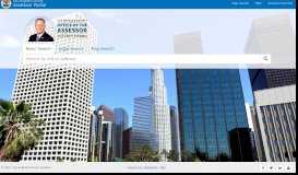 
							         Home - Los Angeles County Assessor Portal								  
							    