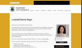 
							         Home – Luckett, Kimberly – Radford City Schools								  
							    