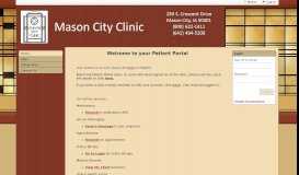 
							         Home - Mason City Clinic								  
							    