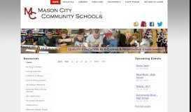 
							         Home - Mason City Community Schools								  
							    