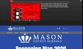 
							         Home - Mason County High School - Mason County School District								  
							    
