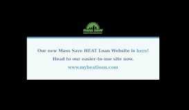 
							         Home | Mass Save HEAT Loan Application Portal - CLEAResult								  
							    