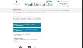 
							         Home - MediShield Life								  
							    