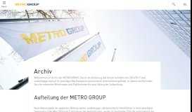 
							         Home - METRO GROUP Archiv								  
							    