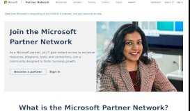 
							         Home - Microsoft Partner Network								  
							    