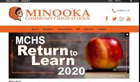 
							         Home - Minooka Community High School District #111								  
							    