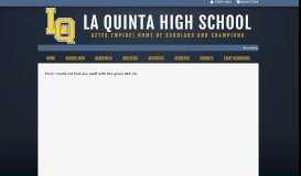 
							         Home – Mr. Jason Oda – La Quinta High School								  
							    