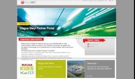 
							         Home - MS Extranet - MS Intranet - Magna Steyr								  
							    