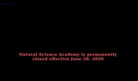 
							         Home | Natural Science Academy Nature Immersion ...								  
							    
