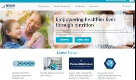 
							         home | Nestlé Health Science								  
							    