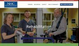 
							         Home | NHC Rehabilitation								  
							    