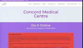 
							         Home of Concord Medical Centre								  
							    