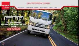 
							         Home of Isuzu Commercial Vehicles. Low Cab Forward Trucks That ...								  
							    
