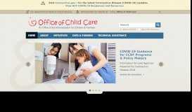 
							         Home | Office of Child Care | Administration for Children and Families								  
							    