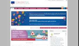 
							         Home | Open Data Portal - EU Open Data Portal - europa.eu								  
							    