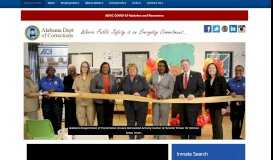 
							         Home Page - Alabama Dept of Corrections								  
							    