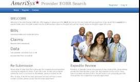 
							         Home Page - Amerisys Provider EOBR								  
							    