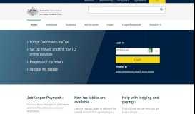 
							         Home page | Australian Taxation Office								  
							    