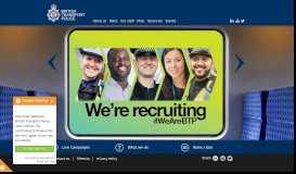 
							         Home Page - British Transport Police								  
							    