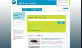 
							         Home Page - CSIRO Data Access Portal								  
							    